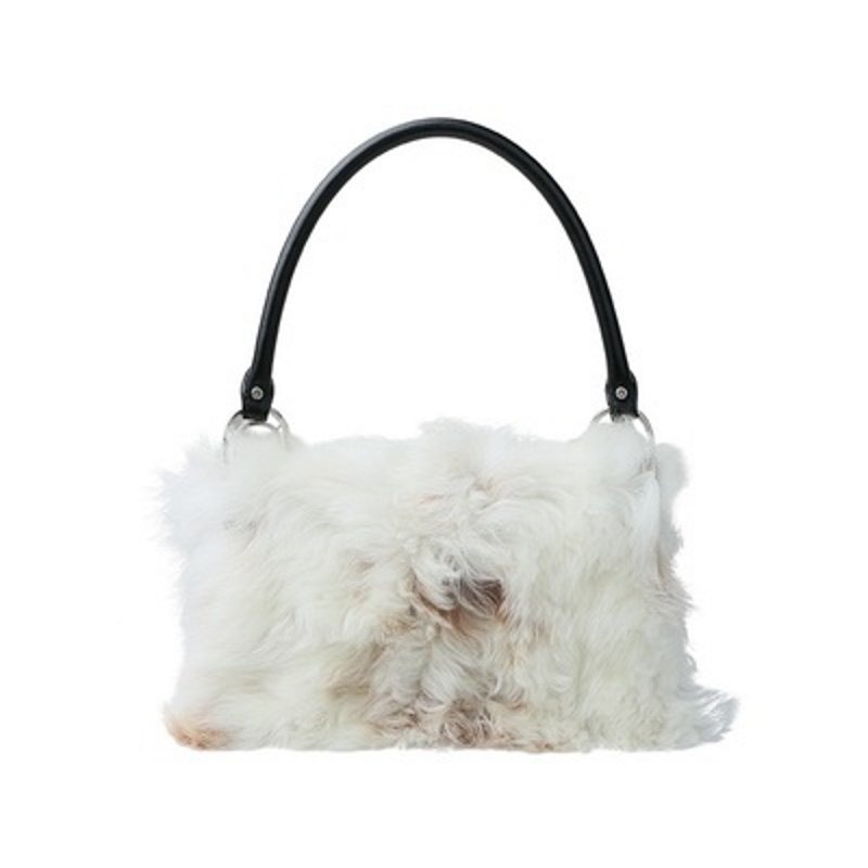 画像5: Rabbit curly tote shoulder bag ラビット巻毛トートショルダーバッグ   (5)