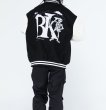 画像10: BlaAir Skull emblem BASEBALL JACKET baseball uniform jacket blouson ユニセックス 男女兼用ブレアスカルエンブレムヒップホップ スタジアムジャンパー スタジャン MA-1 ボンバー ジャケット ブルゾン (10)