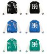 画像2: BlaAir Skull emblem BASEBALL JACKET baseball uniform jacket blouson ユニセックス 男女兼用ブレアスカルエンブレムヒップホップ スタジアムジャンパー スタジャン MA-1 ボンバー ジャケット ブルゾン (2)