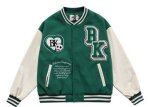 画像3: BlaAir Skull emblem BASEBALL JACKET baseball uniform jacket blouson ユニセックス 男女兼用ブレアスカルエンブレムヒップホップ スタジアムジャンパー スタジャン MA-1 ボンバー ジャケット ブルゾン (3)