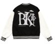 画像1: BlaAir Skull emblem BASEBALL JACKET baseball uniform jacket blouson ユニセックス 男女兼用ブレアスカルエンブレムヒップホップ スタジアムジャンパー スタジャン MA-1 ボンバー ジャケット ブルゾン (1)