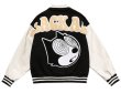 画像2: Felix. The. Cat emblem BASEBALL JACKET baseball uniform jacket blouson ユニセックス 男女兼用フィリックス．ザ．キャットエンブレムヒップホップ スタジアムジャンパー スタジャン MA-1 ボンバー ジャケット ブルゾン (2)