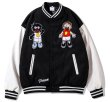 画像2: Park Fong Boy & Skullemblem BASEBALL JACKET baseball uniform jacket blouson ユニセックス 男女兼用ボーイ＆スカルヒップホップ スタジアムジャンパー スタジャン MA-1 ボンバー ジャケット ブルゾン (2)