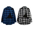 画像9: Unisex Plaid Printing Long Sleeve Shirt 男女兼用  ユニセックス フライドストリートチェック 長袖シャツ (9)