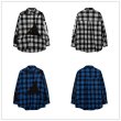 画像10: Unisex Plaid Printing Long Sleeve Shirt 男女兼用  ユニセックス フライドストリートチェック 長袖シャツ (10)