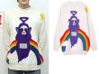 画像8: Unisex Teletubbies Embroidered Rainbow Sweater Knit　男女兼用  ユニセックス マスコット編み込みセーター   (8)