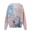 画像2: Felix cat V-neck cardigan Sweater　フェリックス 猫Vネックカーディガン セーター (2)