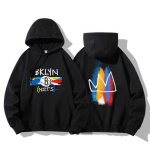 画像1: Unisex Brooklyn death Durant basketball Hip Hop Letter Print Hoody　男女兼用 ユニセックス バスケットボール フーディ パーカー (1)
