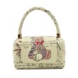 画像6: Bear Print small Messenger Bag Tote Shoulder Bag　レザーベア熊プリントトート  スモールショルダー メッセンジャーバッグ 　 (6)