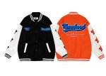 画像1:  Five-pointed Star emblem BASEBALL JACKET baseball uniform jacket blouson  ユニセックス 男女兼用 スター星ポイント エンブレム ヒップホップ スタジアムジャンパー スタジャン MA-1 ボンバー ジャケット ブルゾン (1)