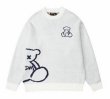 画像3: Unisex SENSELESS bear jacquard round neck sweater Knit　男女兼用  ユニセックスSENSELESS ベア 熊 編み込みセーター ニット  (3)