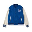 画像4: RickyisClown JOKE RiC Clown Love Lightning emblem BASEBALL JACKET baseball uniform jacket blouson  ユニセックス 男女兼用 RickyisClownレザーステッチハート エンブレム ヒップホップ スタジアムジャンパー スタジャン MA-1 ボンバー ジャケット ブルゾン (4)