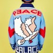 画像3: Unisex Peace Out Zip Up Knit sweater  Knit　男女兼用  ユニセックス ジップアップピース編み込み ニット セーター カーディガン  (3)