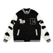 画像5: Eiffel Tower embroidery BASEBALL JACKET baseball uniform jacket blouson  ユニセックス 男女兼用 エッフェル塔 エンブレム ヒップホップ スタジアムジャンパー スタジャン MA-1 ボンバー ジャケット ブルゾン (5)