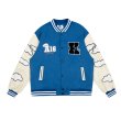 画像4: Eiffel Tower embroidery BASEBALL JACKET baseball uniform jacket blouson  ユニセックス 男女兼用 エッフェル塔 エンブレム ヒップホップ スタジアムジャンパー スタジャン MA-1 ボンバー ジャケット ブルゾン (4)