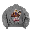 画像6: American air force matching hiphop bomber baseball uniform jacket blouson ユニセッ クス男女兼用 エアフォース スタジャン ジャンパー ジャケット ブルゾン (6)