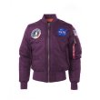 画像9: U.S. Alpha version nasa matching hiphop bomber baseball uniform jacket blouson ユニセッ クス男女兼用 nasa ナサ スタジャン ジャンパー ジャケット ブルゾン (9)