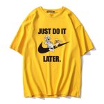 画像5: Unisex Tom and Jerry JUST DO IT LATER logo Print T-shirt ユニセックス 男女兼用 ペア トムとジェリー トム＆ジェリープリント  ウクレレデザイン 半袖 Tシャツ (5)