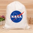 画像2: NASA canvas backpack shoulder body bag  ユニセックス男女兼用ナサキャンバスバックパック ショルダー トート エコバッグ　 (2)