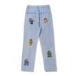 画像4: Unisex men's Denim pants with bear emblem  pants Jeans   ユニセックス男女兼用 熊ベアエンブレム デニム パンツ ジーンズ (4)