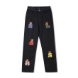 画像3: Unisex men's Denim pants with bear emblem  pants Jeans   ユニセックス男女兼用 熊ベアエンブレム デニム パンツ ジーンズ (3)