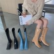 画像12:  women's square toe boots  スクエアトゥロング ブーツ (12)
