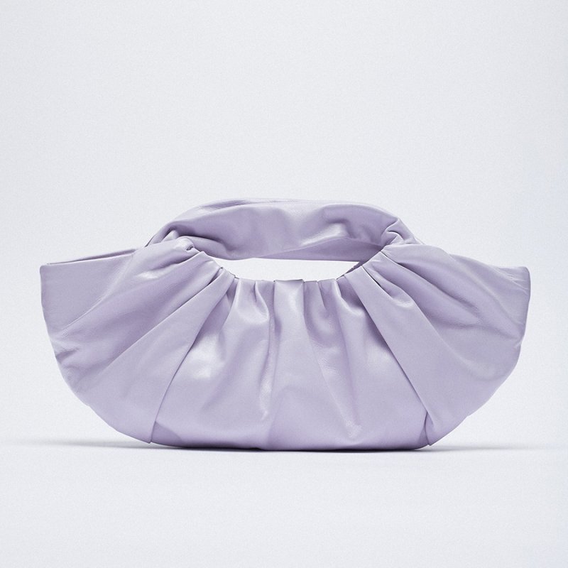 画像2: folds one-shoulder dumpling handbags  フォールドワンショルダーダンピングトート バッグ (2)