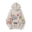 画像2: Unisex Simpson hand-painted graffiti loose Hoody sweater　男女兼用 ユニセックス シンプソングラフィックフーディ パーカー (2)