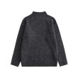 画像4: Unisex half turtleneck bear embroidery sweater 男女兼用 ユニセックス ベア刺繍ハーフタートルネックセーター (4)
