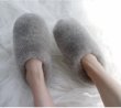 画像8: women's Real Sheepskin Slippers Shoesリアルモコモコスリッポン サンダル (8)