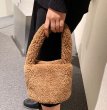 画像6: Far Small bucket tote bags　ファーバケットトート バッグ (6)