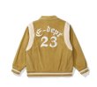 画像2: Corduroy 23 logo embroidery  BASEBALL JACKET baseball uniform jacket blouson  ユニセックス 男女兼用 コーデュロイ 23ロゴ エンブレム  ヒップホップ スタジアムジャンパー スタジャン MA-1 ボンバー ジャケット ブルゾン (2)