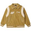 画像4: Corduroy 23 logo embroidery  BASEBALL JACKET baseball uniform jacket blouson  ユニセックス 男女兼用 コーデュロイ 23ロゴ エンブレム  ヒップホップ スタジアムジャンパー スタジャン MA-1 ボンバー ジャケット ブルゾン (4)