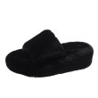 画像4: Platform fur sandals slippers　プラットフォーム厚底ファーサンダル スリッパ (4)
