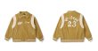 画像7: Corduroy 23 logo embroidery  BASEBALL JACKET baseball uniform jacket blouson  ユニセックス 男女兼用 コーデュロイ 23ロゴ エンブレム  ヒップホップ スタジアムジャンパー スタジャン MA-1 ボンバー ジャケット ブルゾン (7)