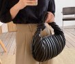 画像4: fold diagonal tote shoulder bags　フォールドレザートートショルダー バッグ (4)