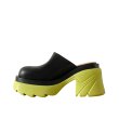 画像7: Baotou half-drag jelly color thick heel waterproof platform leather high-heeled shoes　包頭ハーフドラッグゼリーカラー厚底レザーハイヒールシューズ サンダル スリッパ (7)