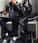 画像3: stitching embroidery BASEBALL JACKET baseball uniform jacket blouson  ユニセックス 男女兼用ステッチ刺繡 スタジアムジャンパー スタジャン MA-1 ボンバー ジャケット ブルゾン (3)