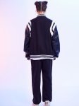 画像6: stitching embroidery BASEBALL JACKET baseball uniform jacket blouson  ユニセックス 男女兼用ステッチ刺繡 スタジアムジャンパー スタジャン MA-1 ボンバー ジャケット ブルゾン (6)