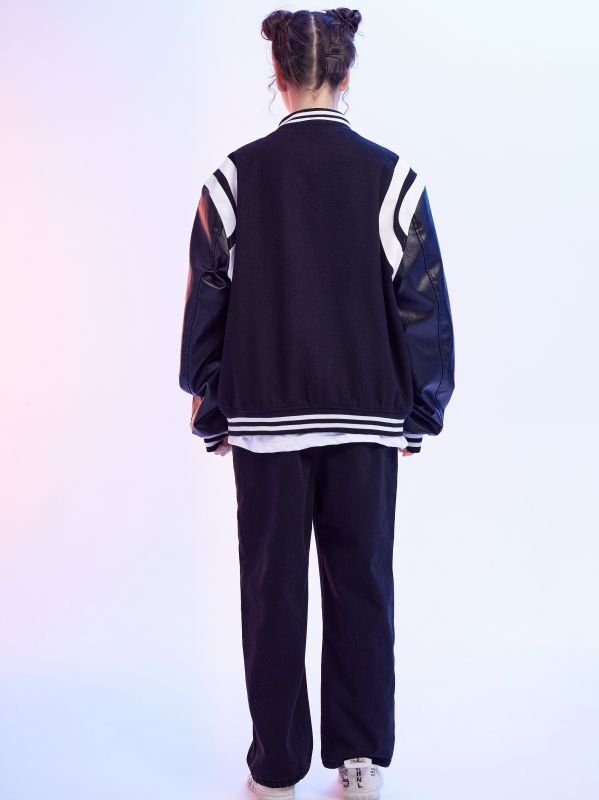 画像6: stitching embroidery BASEBALL JACKET baseball uniform jacket blouson  ユニセックス 男女兼用ステッチ刺繡 スタジアムジャンパー スタジャン MA-1 ボンバー ジャケット ブルゾン (6)