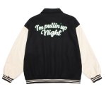 画像3: Baseball bat BASEBALL JACKET baseball uniform jacket blouson  ユニセックス 男女兼用 ベイスボールバット刺繍 エンブレム  ヒップホップ スタジアムジャンパー スタジャン MA-1 ボンバー ジャケット ブルゾン (3)