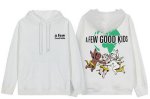 画像4: Unisex AFEWGOODKIDS Angel Print Cotton Sweatshirt Hoodie　男女兼用 ユニセックス エンジェルプリントフーディーセーター (4)