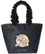 画像1: Tom and Jerry handle fold lace tote handbag lunch bag   トムとジェリーハンドルフォールドトート バック (1)