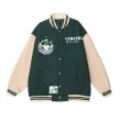 画像8: hit color BASEBALL JACKET baseball uniform jacket blouson  ユニセックス 男女兼用 ヒットカラー刺繍 エンブレム  ヒップホップ スタジアムジャンパー スタジャン MA-1 ボンバー ジャケット ブルゾン (8)