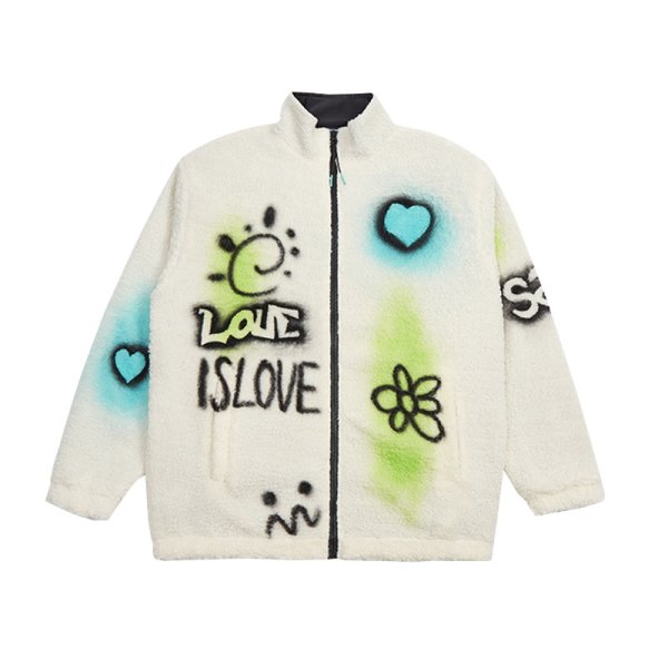 画像12: Ramfer graphic fleece jacket blouson  ユニセックス 男女兼用 ラムファーグラフィックフリースジャケット ブルゾン (12)