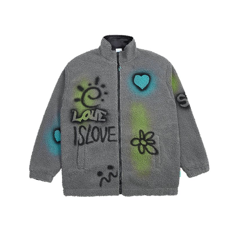 画像11: Ramfer graphic fleece jacket blouson  ユニセックス 男女兼用 ラムファーグラフィックフリースジャケット ブルゾン (11)