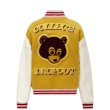 画像6: Casual Bear BASEBALL JACKET baseball uniform jacket blouson  ユニセックス 男女兼用 ベア 熊 刺繍 エンブレム  ヒップホップ スタジアムジャンパー スタジャン MA-1 ボンバー ジャケット ブルゾン (6)