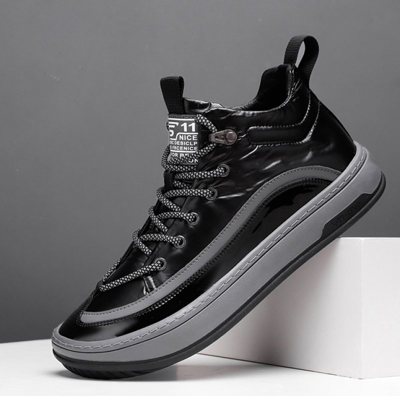 画像5:  Unisex Men's down cloth sneaker shoes  ユニセックス男女兼用 レースアップ ダウンクロススニーカー カジュアル シューズ (5)