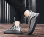 画像7:  Unisex Men's down cloth sneaker shoes 　ユニセックス男女兼用 レースアップ ダウンクロススニーカー カジュアル シューズ (7)