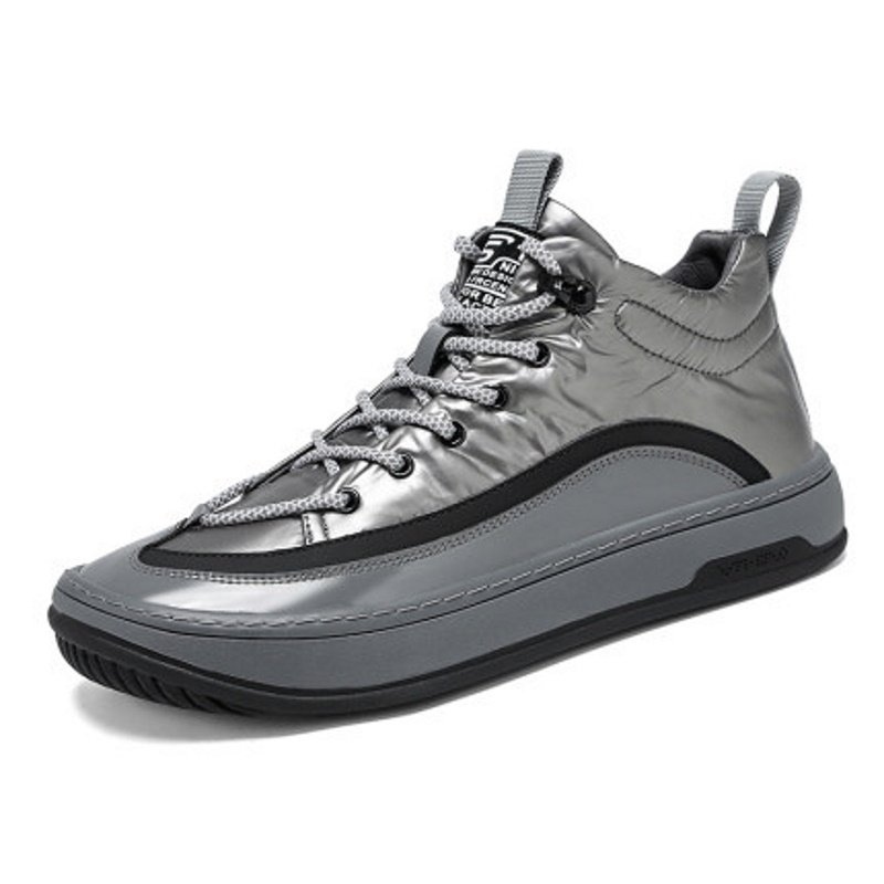 画像1:  Unisex Men's down cloth sneaker shoes 　ユニセックス男女兼用 レースアップ ダウンクロススニーカー カジュアル シューズ (1)